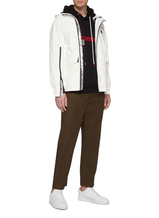 Figure View - Click To Enlarge - MONCLER - 'Tyler' coordinates print reflective panel hooded jacket