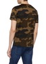 Back View - Click To Enlarge - MONCLER - Rubberised logo patch camouflage print T-shirt