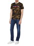 Figure View - Click To Enlarge - MONCLER - Rubberised logo patch camouflage print T-shirt
