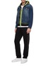 Figure View - Click To Enlarge - MONCLER - Piped outseam sweatpants