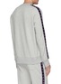 Back View - Click To Enlarge - MONCLER - 'Maglia' logo stripe sleeve sweatshirt
