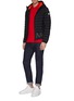 Figure View - Click To Enlarge - MONCLER - 'Dreux' logo print down puffer jacket
