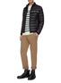 Figure View - Click To Enlarge - MONCLER - 'Neveu' logo embroidered down puffer jacket