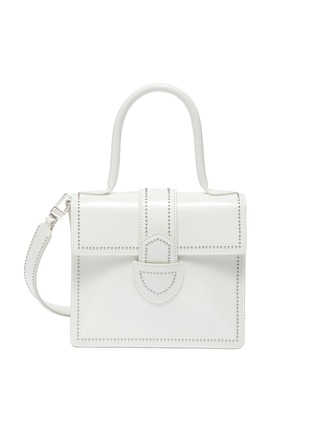 Main View - Click To Enlarge - ALAÏA - 'Leonie' stud edge small leather bag