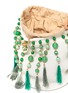 Detail View - Click To Enlarge - ROSANTICA - 'Lexy' ring handle bead tassel bucket bag