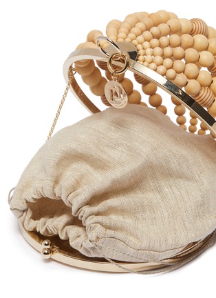 Detail View - Click To Enlarge - ROSANTICA - 'Billie' bead tassel dome clutch