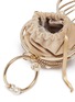 Detail View - Click To Enlarge - ROSANTICA - 'Sasha' faux pearl glass crystal cage sphere clutch