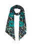 Main View - Click To Enlarge - BALENCIAGA - Logo abstract graphic print silk twill scarf