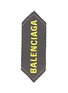 Detail View - Click To Enlarge - BALENCIAGA - 'Monogram' logo print silk twill scarf