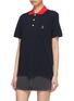 Front View - Click To Enlarge - RAG & BONE - x Disney Mickey Mouse embroidered contrast collar unisex polo shirt