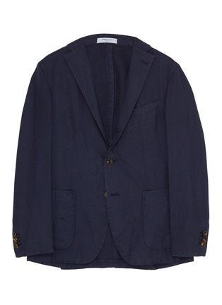 Main View - Click To Enlarge - BOGLIOLI - 'K Jacket' twill soft blazer