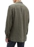 Back View - Click To Enlarge - LARDINI - Linen army shirt