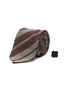 Main View - Click To Enlarge - LARDINI - Stripe silk blend knit tie