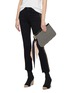 Figure View - Click To Enlarge - PIERRE HARDY - 'Cube Perspective' print detachable sash tie large pouch