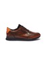 Main View - Click To Enlarge - CHRISTIAN KIMBER - 'Byron' panelled leather sneakers
