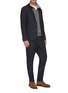 Figure View - Click To Enlarge - CHRISTIAN KIMBER - Notched lapel slim fit soft blazer