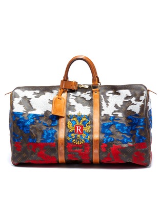 Main View - Click To Enlarge - JAY AHR - Louis Vuitton Keepall 55 with National Flag embroidery – Russia