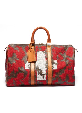 Main View - Click To Enlarge - JAY AHR - Louis Vuitton Keepall 45 with National Flag embroidery – Switzerland