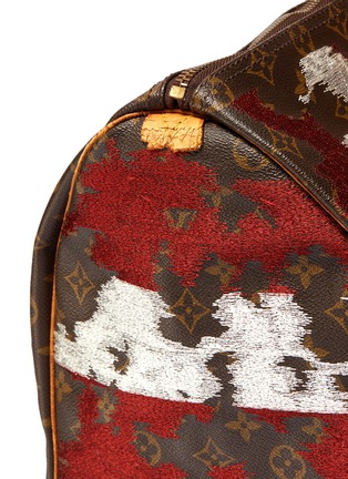 Detail View - Click To Enlarge - JAY AHR - Louis Vuitton Keepall 50 with National Flag embroidery – Denmark