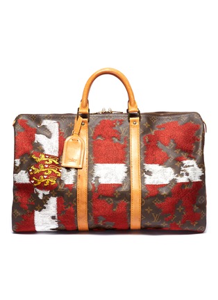 Main View - Click To Enlarge - JAY AHR - Louis Vuitton Keepall 50 with National Flag embroidery – Denmark