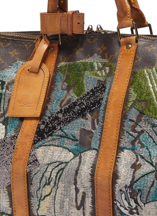 Detail View - Click To Enlarge - JAY AHR - Louis Vuitton Keepall 50 with Shunga embroidery – Act 1 Censored