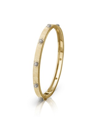 Main View - Click To Enlarge - BUCCELLATI - 'Macri Classica' diamond gold bangle