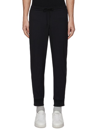 Main View - Click To Enlarge - SOLID HOMME - Piped outseam jogging pants