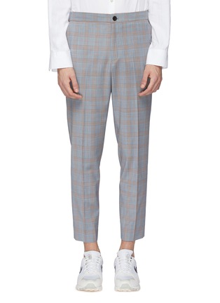 Main View - Click To Enlarge - SOLID HOMME - Check plaid jogging pants