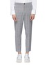 Main View - Click To Enlarge - SOLID HOMME - Check plaid jogging pants