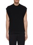 Main View - Click To Enlarge - SOLID HOMME - Button outseam staggered hem knit vest