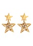 Main View - Click To Enlarge - LANE CRAWFORD VINTAGE ACCESSORIES - Star drop clip earrings