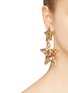  - LANE CRAWFORD VINTAGE ACCESSORIES - Star drop clip earrings