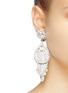 Figure View - Click To Enlarge - LANE CRAWFORD VINTAGE ACCESSORIES - Diamanté fringe drop clip earrings