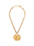 Main View - Click To Enlarge - LANE CRAWFORD VINTAGE ACCESSORIES - Lion medallion pendant necklace