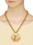Figure View - Click To Enlarge - LANE CRAWFORD VINTAGE ACCESSORIES - Lion medallion pendant necklace