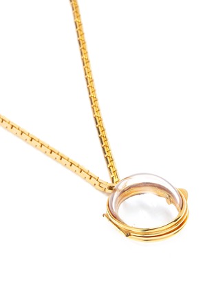 Detail View - Click To Enlarge - LANE CRAWFORD VINTAGE ACCESSORIES - Sphere locket pendant necklace
