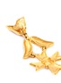 Detail View - Click To Enlarge - LANE CRAWFORD VINTAGE ACCESSORIES - Geometric drop clip earrings