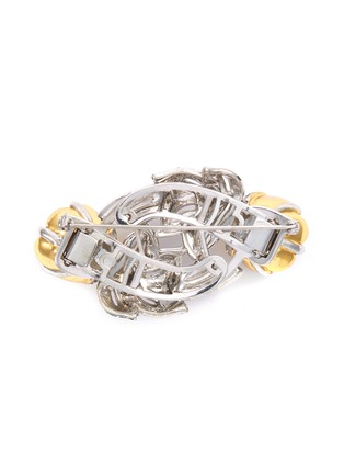 Figure View - Click To Enlarge - LANE CRAWFORD VINTAGE ACCESSORIES - Diamanté floral brooch