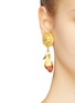 Figure View - Click To Enlarge - LANE CRAWFORD VINTAGE ACCESSORIES - Diamanté pump drop clip earrings