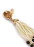 Detail View - Click To Enlarge - LANE CRAWFORD VINTAGE ACCESSORIES - Diamanté pearl fringe clip earrings