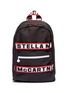 Main View - Click To Enlarge - STELLA MCCARTNEY - Textile hook-and-loop logo strap kids backpack