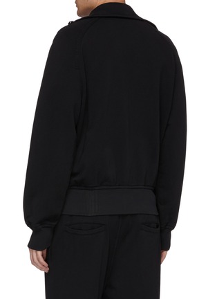 Back View - Click To Enlarge - HAIDER ACKERMANN - Thorn embroidered placket bomber jacket
