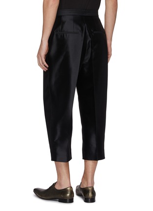 Back View - Click To Enlarge - HAIDER ACKERMANN - Pleated wool-silk twill pants