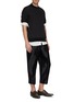 Figure View - Click To Enlarge - HAIDER ACKERMANN - Pleated wool-silk twill pants