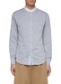 Main View - Click To Enlarge - RAG & BONE - 'Grandad' Mandarin collar cotton-linen shirt