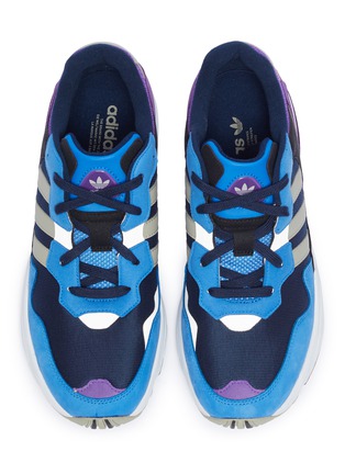 Detail View - Click To Enlarge - ADIDAS - 'Yung-96' colourblock patchwork sneakers