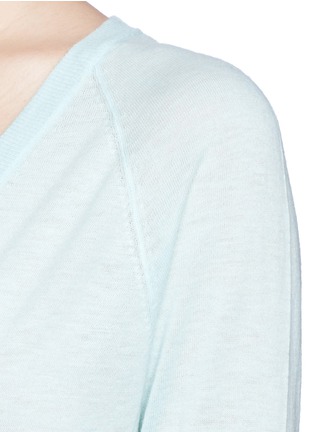 Detail View - Click To Enlarge - EQUIPMENT - 'Asher' long wool blend sweater