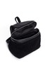 Detail View - Click To Enlarge - KARA - Small shearling leather backpack