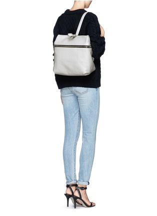 Figure View - Click To Enlarge - KARA - Leather backpack