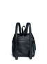 Back View - Click To Enlarge - KARA - Small colourblock leather backpack